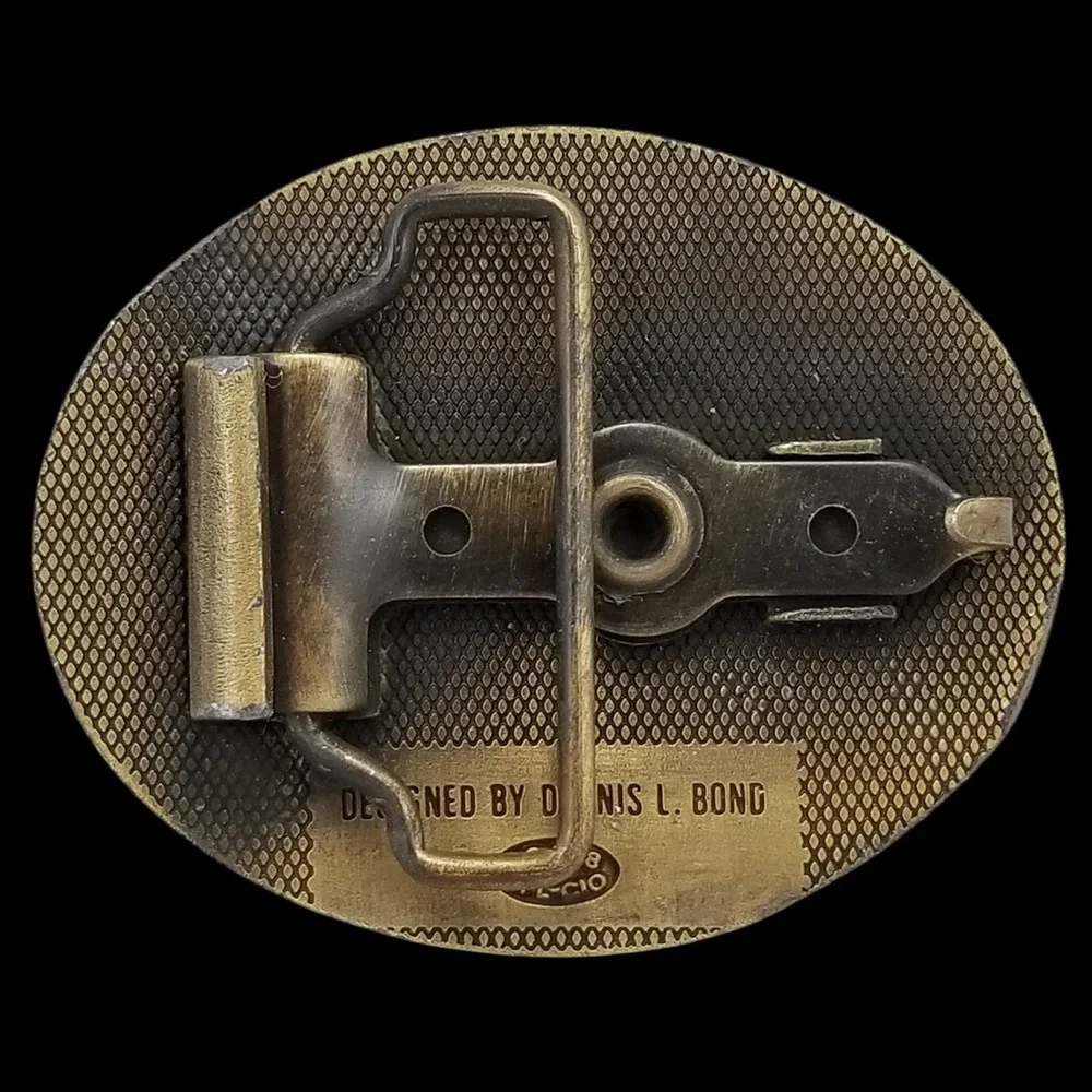 Local‎ 2020 Carpenters Union Belt Buckle San Diego CA Dennis L. Bong AFL-CIO